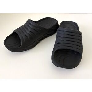 HOKA ONE ONE Ora Recovery Slides Sandals Men's 10 Black